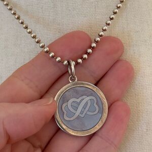 Mother & Son LOLA charm and ball chain necklace